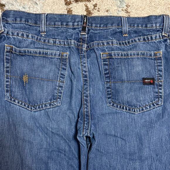Ariat FR Fire Resistant M4 Low Rise Boot Jeans Size 40x28 Workwear Bootcut - Picture 3 of 5